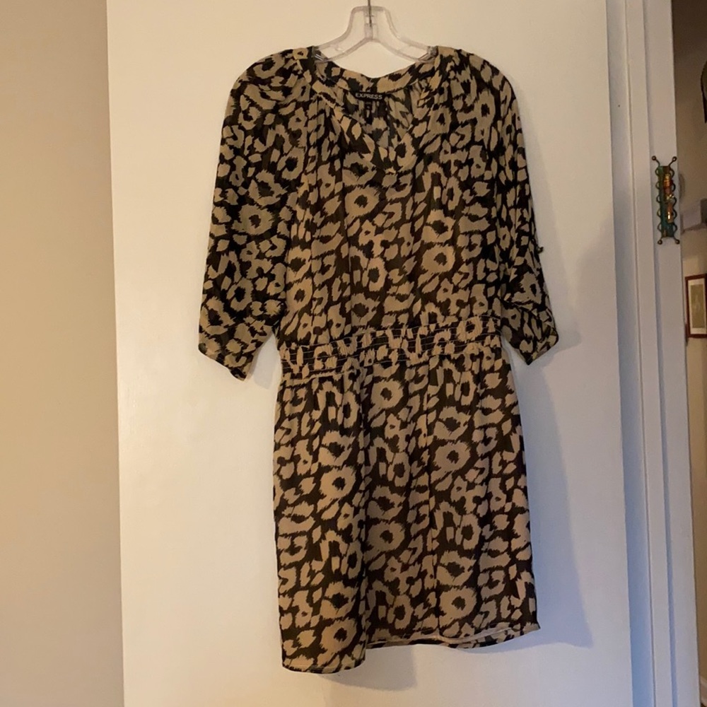 Animal Print Express Dress Size XS